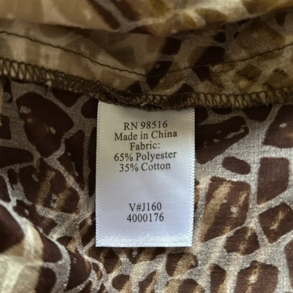 Cold Water Creek size Medium women’s blouse preloved tunic style - Picture 8 of 8